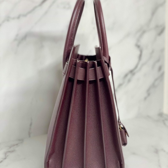 Saint Lauren sac de jour small , burgundy - Picture 4 of 7